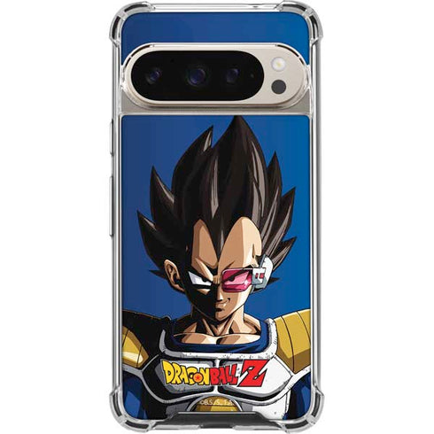 Dragon Ball Z Vegeta Portrait Google Pixel 9 Pro XL Clear Case